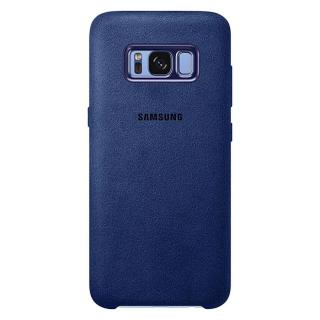 Capac protectie spate Alcantara Cover Blue pentru Samsung Galaxy S8 Plus (G955), EF-XG955ALEGWW