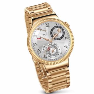 Smartwatch Smart Huawei Watch W1 otel inoxidabil auriu, bratara zale metalice aurii