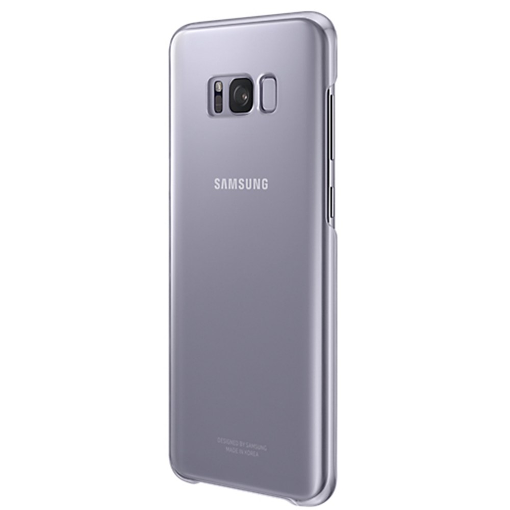 Capac protectie spate Clear Cover Violet pentru Samsung Galaxy S8 Plus (G955), EF-QG955CVEGWW