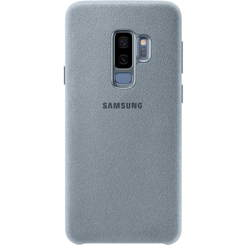 Capac protectie spate Samsung Alcantara Cover Mint pentru Galaxy S9 Plus (G965F), EF-XG965AMEGWW